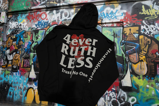 Unapologetic Zipped Hoodie (Red Rose)