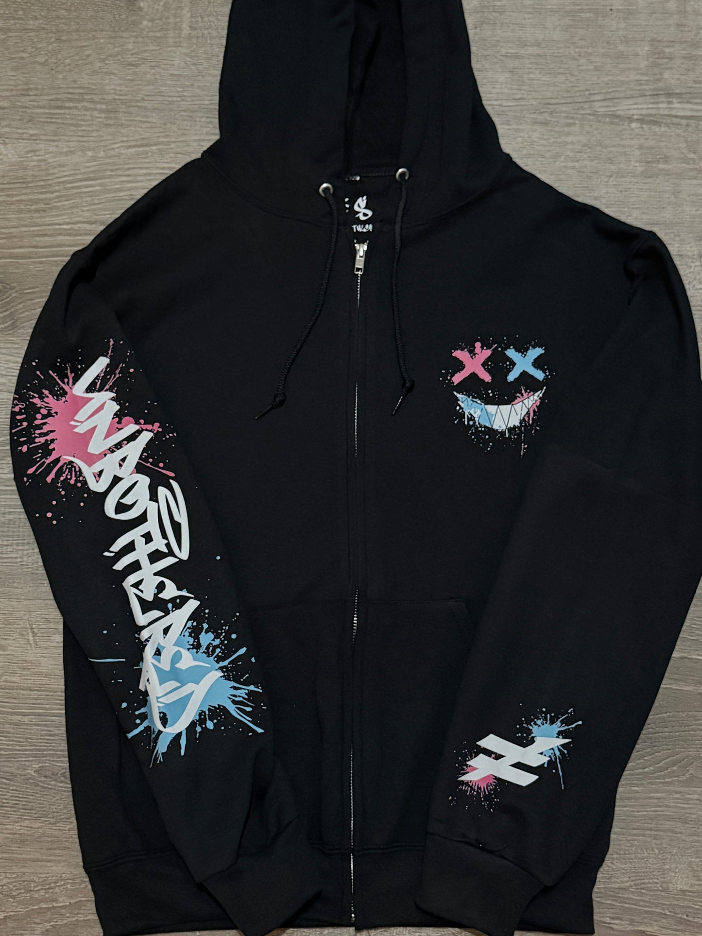 UNBOTHERED Zipped Hoodie